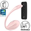 Satisfyer Ribbed Petal Rose 12 Moduri Flexibil IPX7 Roz
