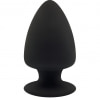 SILEXD Plug Anal Premium L – silexpan Ø7.2 cm Negru