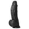 Demon Monster Vibrant Negru — 9 Moduri, 27cm