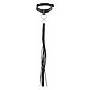 Zgardă cu Lesă Maze Tassel Choker Negru
