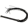 Flogger ZADO Din Piele 70 cm — Control Precis, Discret Negru