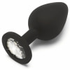 Anal Plug Diamond Jewel Medium Negru