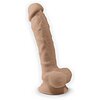Silexd Dildo Realist 20.5 cm, 10 Funcții, Reîncărcabil