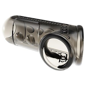 Pretty Love Manșon Texturat TPE — Soft și Waterproof Gri Thumb 3