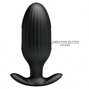 Pretty Love Jefferson — Dop Anal 12 Vibrații + 3 Electro Negru Thumb 4