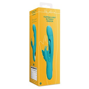 Vibrator Fluture G 3 Motoare Peste 10 Moduri Reîncărcabil Albastru Thumb 7