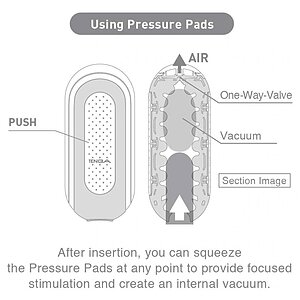 Tenga Flip Zero Gravity — 16cm Inserabil Negru Thumb 6