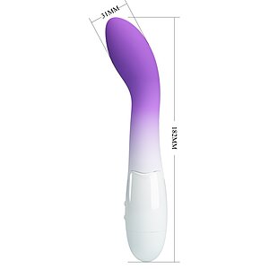 Pretty Love Bishop, Vibrator curbat Punct G, 30 Funcții Mov Thumb 6