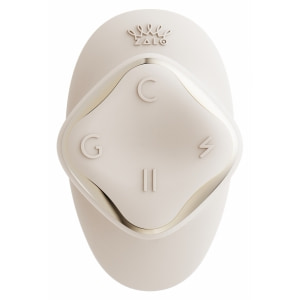 Vibrator DEYA Purtabil cu Telecomandă și Suctiune Alb Thumb 4