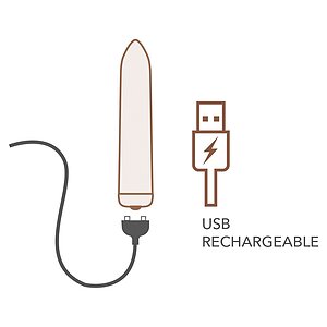 Rocks Off Mini Vibrator — 16 Moduri, Reîncărcabil Roșu Thumb 8