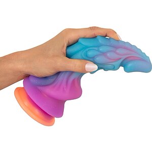 Mystic Dragon – Dildo Fosforescent cu Ventuză Puternică 21.5cm Multicolor Thumb 5