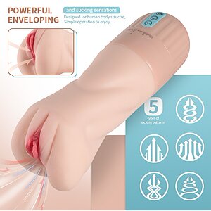 Sucktroker I Mistress 5 Sucțiuni 10 Vibrații Reîncărcabil Thumb 2