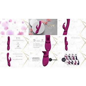 Stimulator Mika Triple Motor Rabbit Flapping Roz Thumb 4