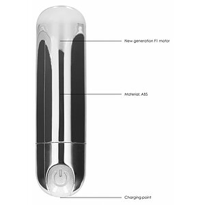 Vibrator Mini 7 Speed Argintiu Thumb 3