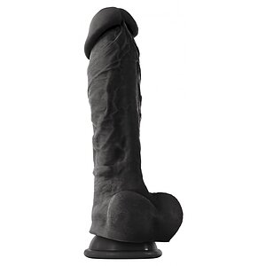 Dildo Colour Soft 23.6cm Negru