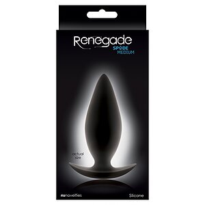 Anal Plug Renegade Spades Medium Negru Thumb 1