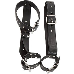 Bad Kitty Set Guler + Cătușe Reglabile Mâini Talie Thumb 3