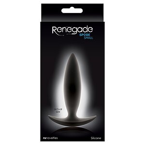 Anal Plug Renegade Spades Small Negru Thumb 1