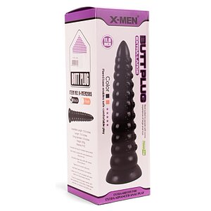 Anal Plug Extra-Advanced Anal Play 29.2cm Negru Thumb 3