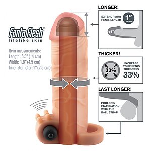 Manșon FX Vibrating Real Feel Thumb 1