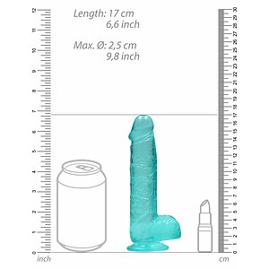 Dildo Realistic 17cm Turcoaz Thumb 3