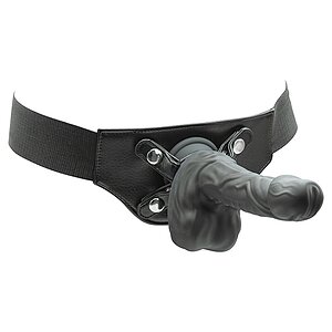 Naked Addiction 23 cm, Vibrator Rotativ și De împingere Negru Thumb 19