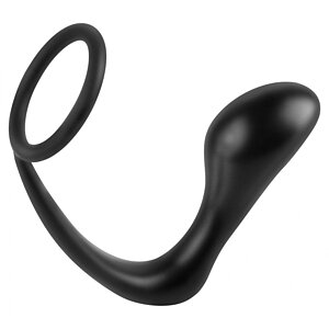 Penis Ring Plug Gasm Negru Thumb 1