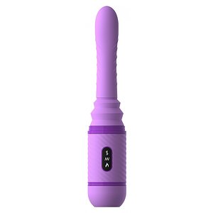 Vibrator Fantasy Love Cu Împingere Mov