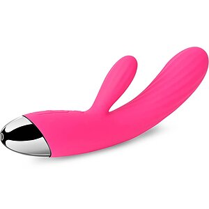 Vibrator Rabbit Încălzire Svakom Angel Roz Thumb 2