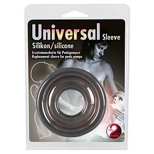 Manșon Pompă Universal Silicon Negru Thumb 2