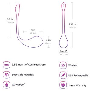 Vibrator Lovense Lush 2 Wearable Roz Thumb 5