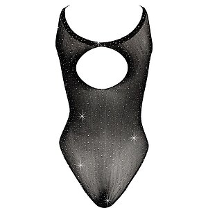 Body Cottelli Fantasy, Strasuri All-over — S-L, Negru S-L Thumb 4