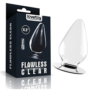 Dop Anal Flawless Clear 11.5 cm – Transparent, Moale Thumb 1