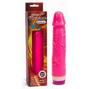 Debra Vibe Pink Vibrator Discret cu Textură Realistă