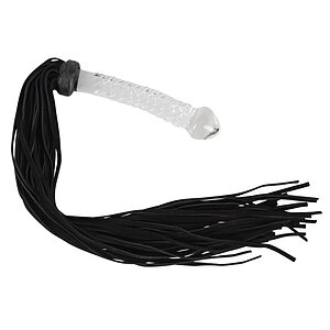 Flogger Glass 2 În 1 Bad Kitty Negru