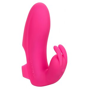 Vibrator din Silicon Pentru Plăcere cu Degetul Roz Thumb 1