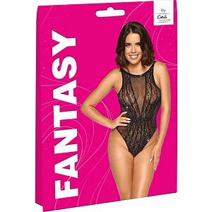 Body Cottelli Fantasy, Strasuri All-over — S-L, Negru S-L Thumb 5