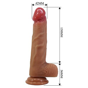 Pretty Love Lisle 8.1 Dildo Din silicon cu Bază Ventuză Thumb 7