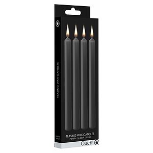 Set 4 Lumânări Negru Thumb 2