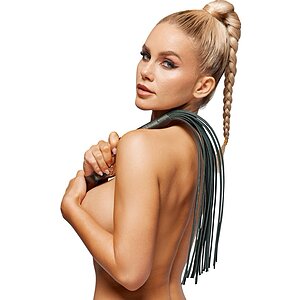 ZADO Flogger Din Piele Naturală – Design Discret Negru Thumb 1