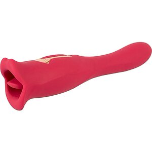 Oral Fun L – Vibrator 2 în 1, 10 Moduri, Reîncărcabil Roz