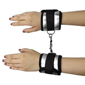 Cătușe Lovetoy Struggle My Handcuff — Neopren Negru Thumb 2