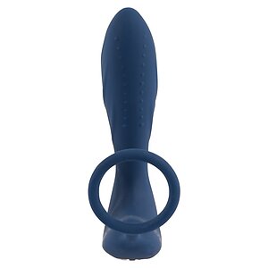Vibrating Prostate Plug With Ring Albastru Thumb 2