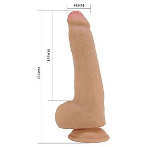 Pretty Love Draco — Dildo Realist 23,3 cm, Piele Glisantă Thumb 3