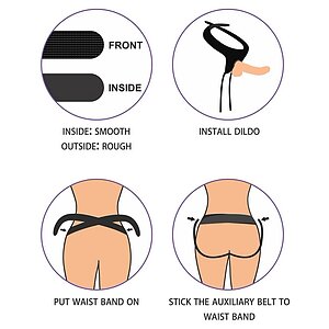 Set Strap-On și Dildo Easy Ingen Thumb 5