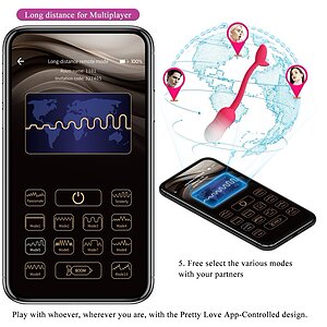 Pretty Love Egg Poulsen 12 Moduri, Reîncărcabil Roșu Thumb 16