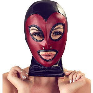 Cagulă Bad Kitty Head Mask Vișiniu Negru Thumb 1