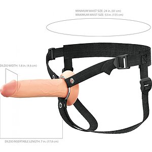 Extensor Strap-on Fantasy X-tensions Elite 19 cm Naturală Thumb 5