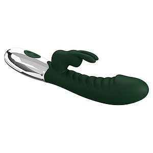 Pretty Love Naughty Bunny Green - 30 Moduri Stimulator Dublu Thumb 5