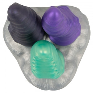 Triplu Tentacul 3-în-1 — Ventuză Puternică, Silicon Argintiu Thumb 5